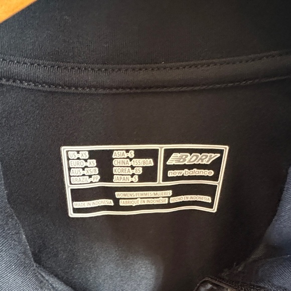 New Balance Women's Black and Gray Jacket - Picture 2 of 7